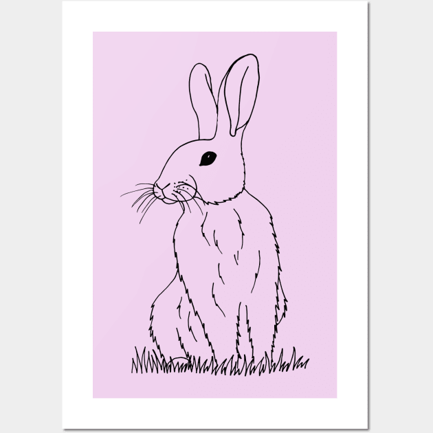 Rabbit Wall Art by senkova